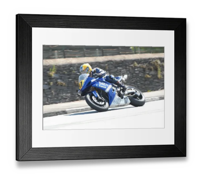 Framed Print : Les Shand (Yamaha) 2008 Superbike TT Framed Print : Les Shand (Yamaha) 2008 Superbike TT