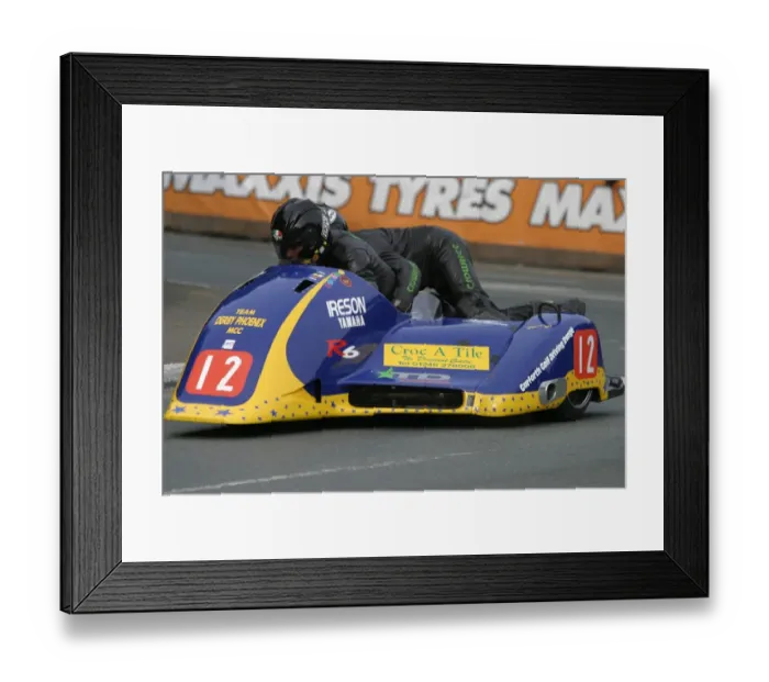 Framed Print : Tony Elmer & Darren Marshall (Ireson Yamaha) 2010 Sidecar A TT Framed Print : Tony Elmer & Darren Marshall (Ireson Yamaha) 2010 Sidecar A TT