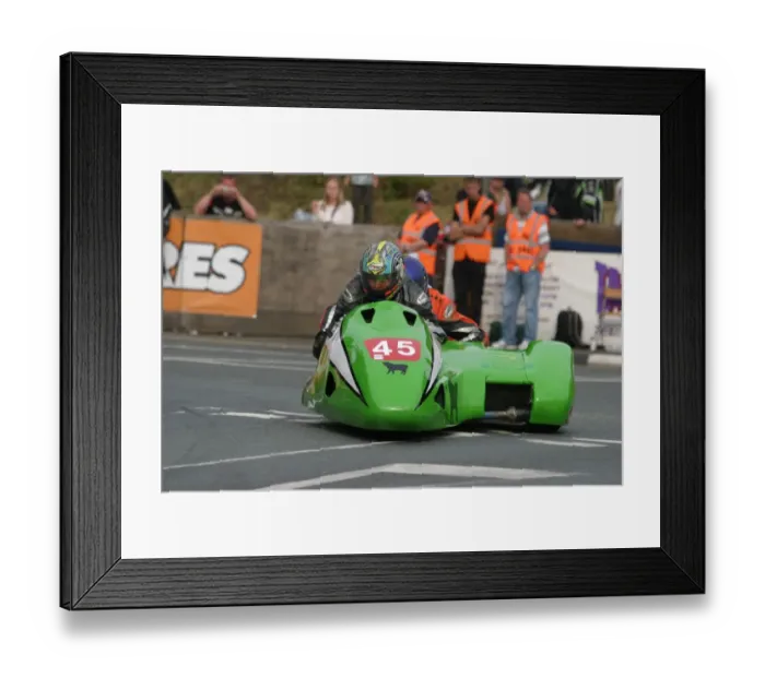 Framed Print : Claude Montagnier & Laurent Seyeux (LCR Kawasaki) 2010 Sidecar A TT Framed Print : Claude Montagnier & Laurent Seyeux (LCR Kawasaki) 2010 Sidecar A TT