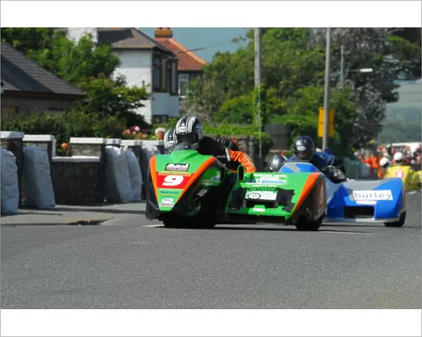 Darren Hope & Paul Bumfrey (DMR Kawasaki) 2013 Southern 100