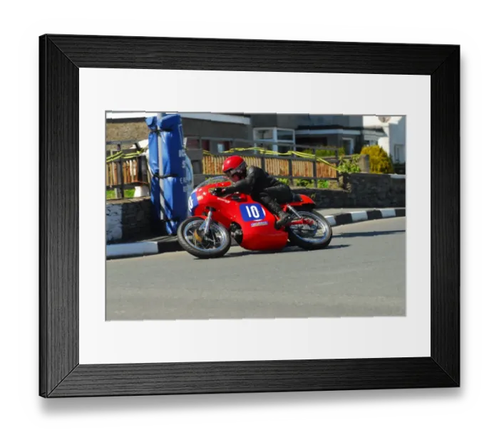 Framed Print : Bill Swallow (Aermacchi) 2013 Pre TT Classic Framed Print : Bill Swallow (Aermacchi) 2013 Pre TT Classic