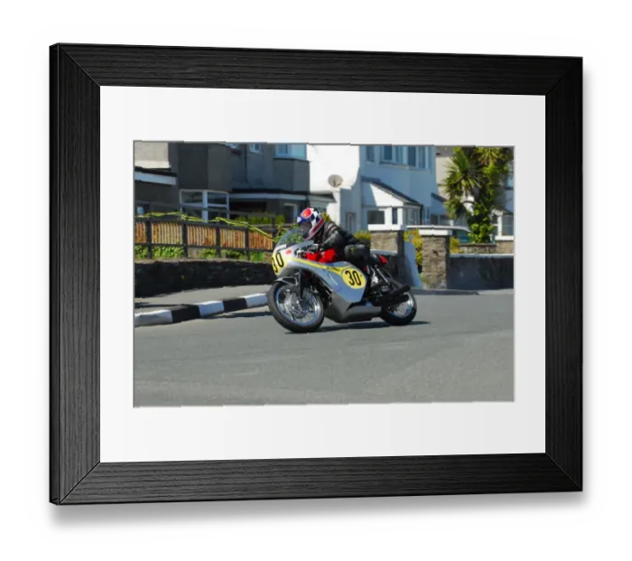 Framed Print : Ross Johnson (Honda) 2013 Pre TT Classic Framed Print : Ross Johnson (Honda) 2013 Pre TT Classic