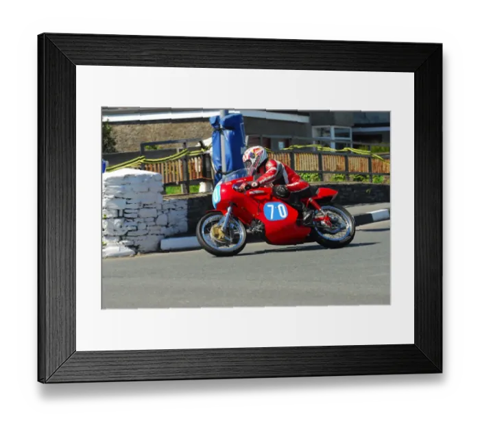 Framed Print : Richard Bairstow (Aermacchi) 2013 Pre TT Classic Framed Print : Richard Bairstow (Aermacchi) 2013 Pre TT Classic