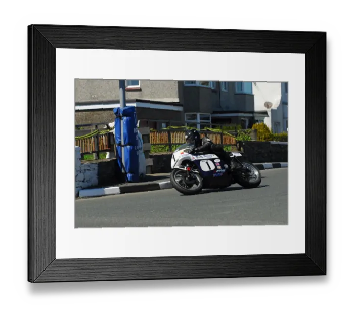 Framed Print : Alan Oversby (Triumph) 2013 Pre TT Classic Framed Print : Alan Oversby (Triumph) 2013 Pre TT Classic