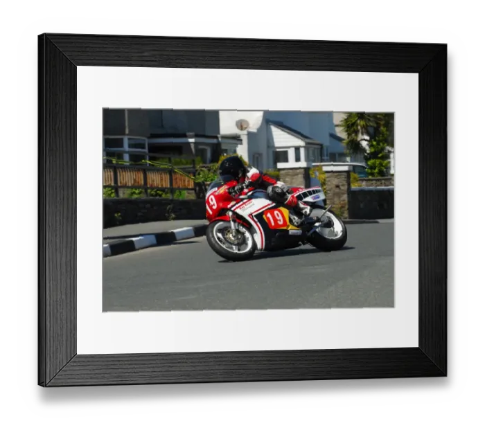 Framed Print : Steve Ferguson (Spondon Yamaha) 2013 Pre TT Classic Framed Print : Steve Ferguson (Spondon Yamaha) 2013 Pre TT Classic