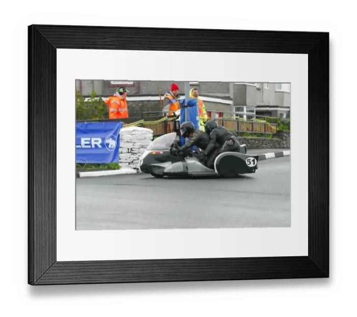 Framed Print : Kobus Bouman & Nicolai Klinker (Weslake) 2013 Pre TT Classic Framed Print : Kobus Bouman & Nicolai Klinker (Weslake) 2013 Pre TT Classic