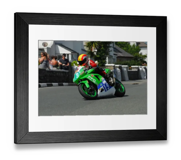 Framed Print : Tim Poole (Kawasaki) 2013 Southern 100 Framed Print : Tim Poole (Kawasaki) 2013 Southern 100