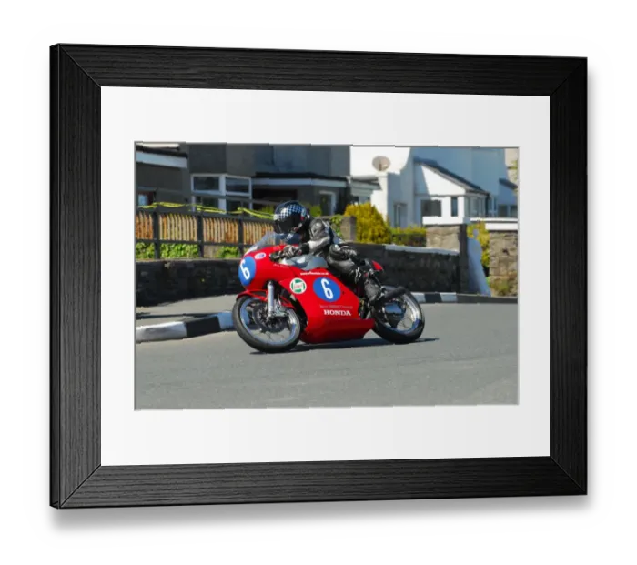 Framed Print : Dave Madsen-Mygdal (Honda) 2013 Pre TT Classic Framed Print : Dave Madsen-Mygdal (Honda) 2013 Pre TT Classic