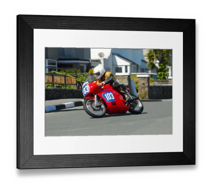 Framed Print : Billy Lyle (Honda) 2013 Pre TT Classic Framed Print : Billy Lyle (Honda) 2013 Pre TT Classic