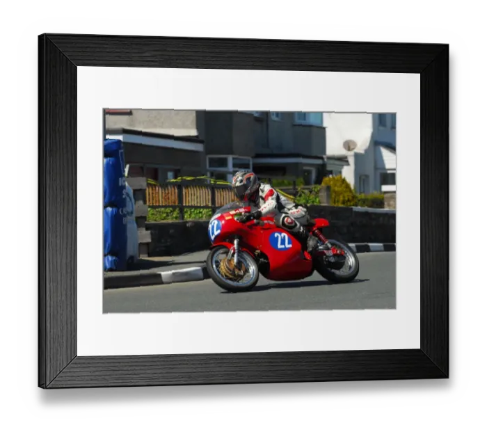 Framed Print : Terry Kermode (Aermacchi) 2013 Pre TT Classic Framed Print : Terry Kermode (Aermacchi) 2013 Pre TT Classic