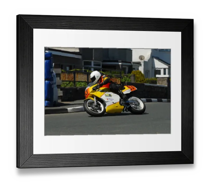Framed Print : Callum Collister (Yamaha) 2013 Pre TT Classic Framed Print : Callum Collister (Yamaha) 2013 Pre TT Classic