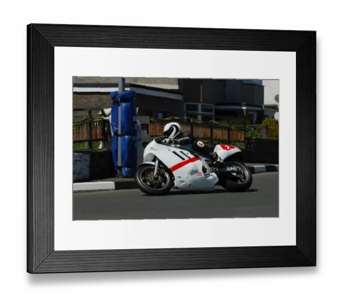 Framed Print : Jamie Coward (Kawasaki) 2013 Pre TT Classic Framed Print : Jamie Coward (Kawasaki) 2013 Pre TT Classic