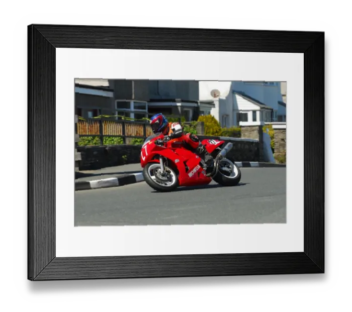 Framed Print : Mark Madsen-Mygdal (Honda) 2013 Pre TT Classic Framed Print : Mark Madsen-Mygdal (Honda) 2013 Pre TT Classic