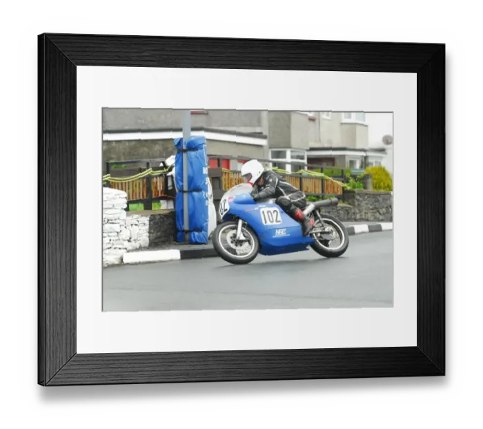 Framed Print : Bob Price (Nourish Seeley) 2013 Pre TT Classic Framed Print : Bob Price (Nourish Seeley) 2013 Pre TT Classic
