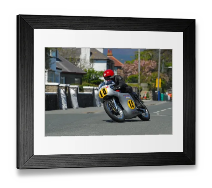 Framed Print : Bill Swallow (Matchless) 2013 Pre TT Classic Framed Print : Bill Swallow (Matchless) 2013 Pre TT Classic