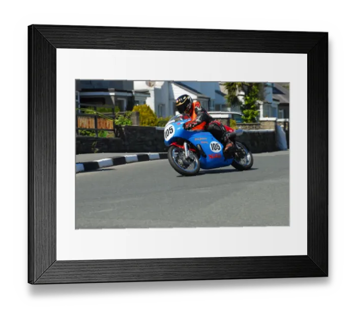 Framed Print : Richard Ford (Norton) 2013 Pre TT Classic Framed Print : Richard Ford (Norton) 2013 Pre TT Classic