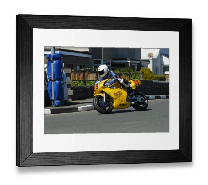 Framed Print : Neil Chadwick (Yamaha) 2013 Pre TT Classic Framed Print : Neil Chadwick (Yamaha) 2013 Pre TT Classic