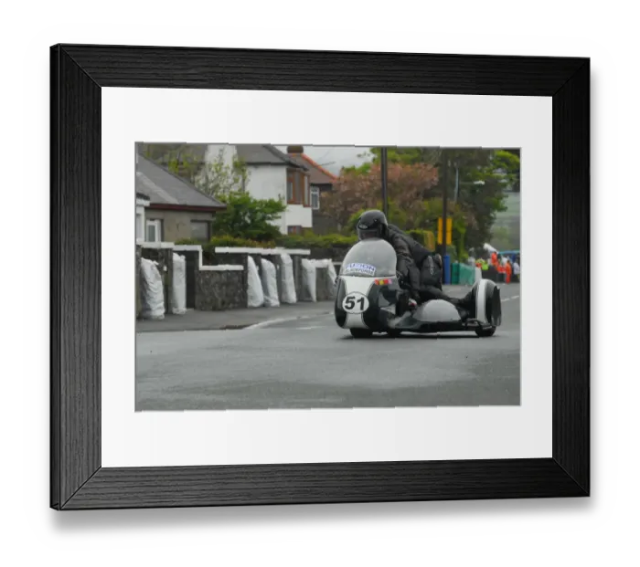 Framed Print : Kobus Bouman & Nicolai Klinker (Weslake) 2013 Pre TT Classic Framed Print : Kobus Bouman & Nicolai Klinker (Weslake) 2013 Pre TT Classic
