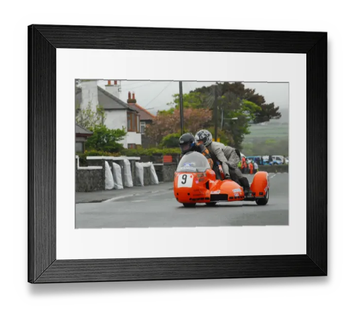 Framed Print : Eddy Wright & Neil Wheatley (Bellas Imp) 2013 Pre TT Classic Framed Print : Eddy Wright & Neil Wheatley (Bellas Imp) 2013 Pre TT Classic