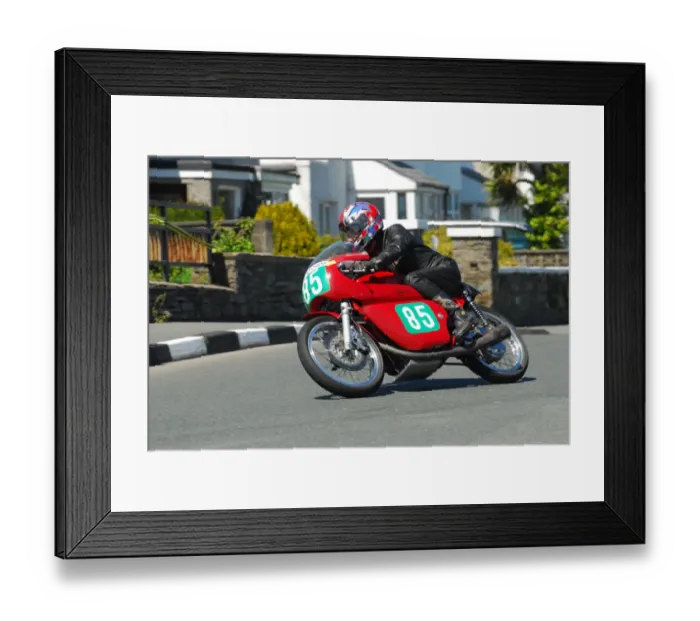 Framed Print : Ted Fenwick (Ducati) 2013 Pre TT Classic Framed Print : Ted Fenwick (Ducati) 2013 Pre TT Classic