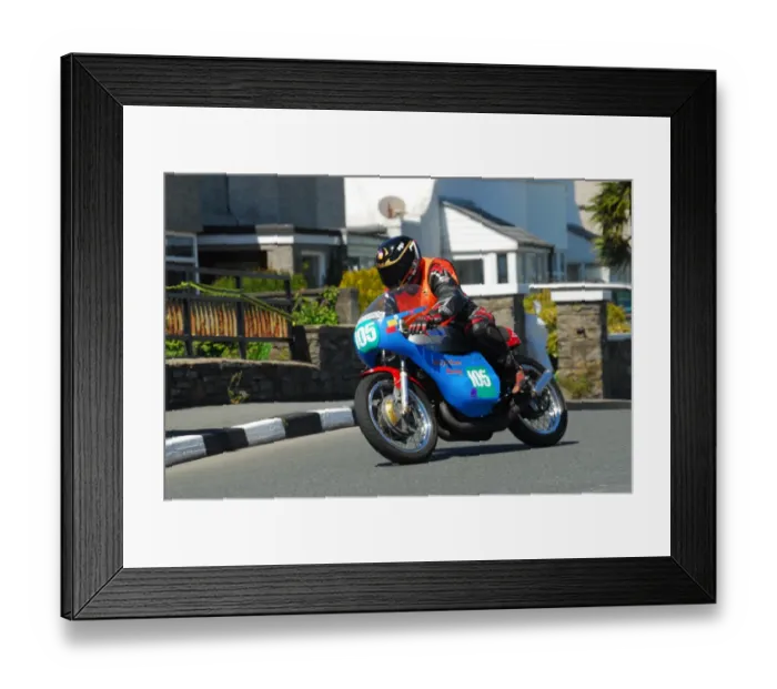 Framed Print : Richard Ford (Suzuki) 2013 Pre TT Classic Framed Print : Richard Ford (Suzuki) 2013 Pre TT Classic