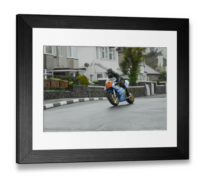 Framed Print : Chris Barratt (Yamaha) 2013 Pre TT Classic Framed Print : Chris Barratt (Yamaha) 2013 Pre TT Classic