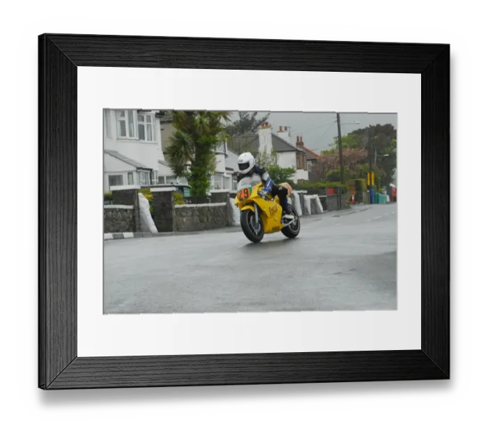 Framed Print : Neil Chadwick (Yamaha) 2013 Pre TT Classic Framed Print : Neil Chadwick (Yamaha) 2013 Pre TT Classic