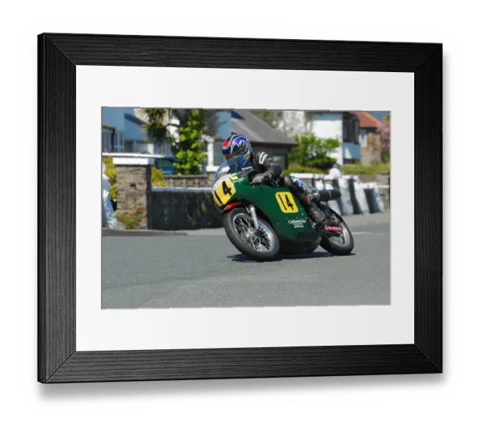 Framed Print : Meredydd Owen (Seeley G50) 2013 Pre TT Classic Framed Print : Meredydd Owen (Seeley G50) 2013 Pre TT Classic