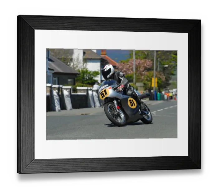 Framed Print : Keith Shannon (Seeley G50) 2013 Pre TT Classic Framed Print : Keith Shannon (Seeley G50) 2013 Pre TT Classic