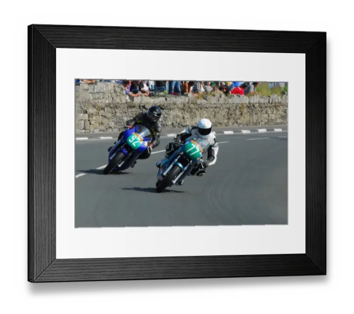 Framed Print : Keith McKay (Suzuki) and Stuart Noon (Kawasaki) 2013 Southern 100 Framed Print : Keith McKay (Suzuki) and Stuart Noon (Kawasaki) 2013 Southern 100