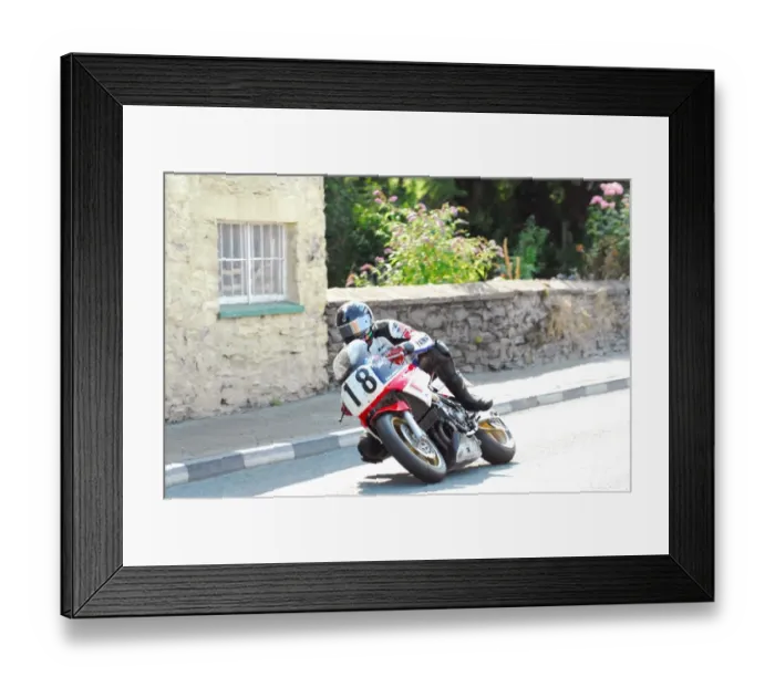 Framed Print : Mark Miller (Yamaha) 2013 Formula One Classic TT Framed Print : Mark Miller (Yamaha) 2013 Formula One Classic TT