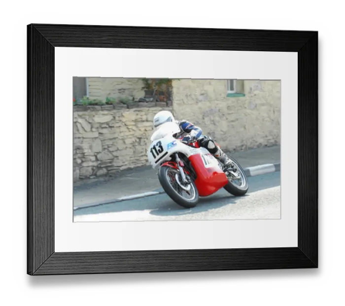 Framed Print : Dean Harrison (BSA) 2013 Formula Classic TT Framed Print : Dean Harrison (BSA) 2013 Formula Classic TT