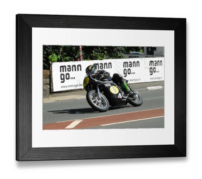 Framed Print : Michael Dunlop (Norton) 2013 Senior Classic TT