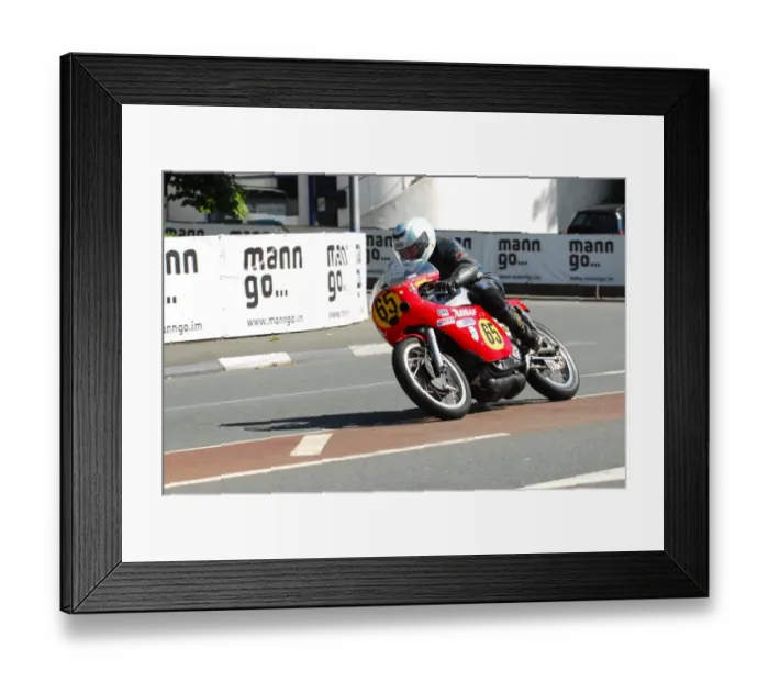 Framed Print : Jan Koning (Seeley BSA) 2013 Senior Classic TT