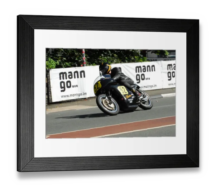 Framed Print : Tony Ainley (Velocette) 2013 Senior Classic TT Framed Print : Tony Ainley (Velocette) 2013 Senior Classic TT