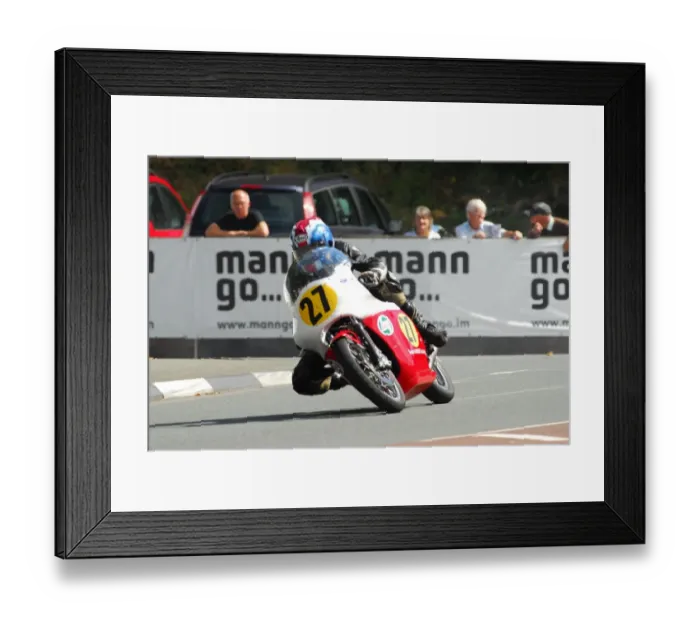 Framed Print : Dave Madsen-Mygdal (Honda) 2013 Senior Classic TT Framed Print : Dave Madsen-Mygdal (Honda) 2013 Senior Classic TT