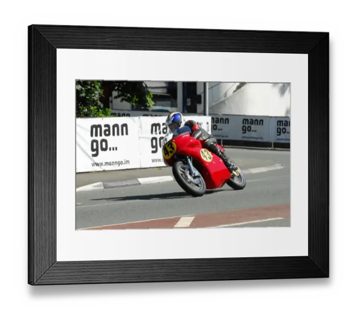 Framed Print : Keith Dixon (Seeley G50) 2013 Senior Classic TT Framed Print : Keith Dixon (Seeley G50) 2013 Senior Classic TT