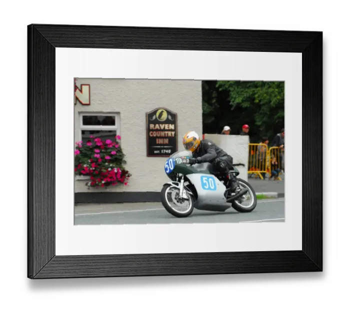 Framed Print : Barry Davies (Honda) 2013 Junior Classic TT Framed Print : Barry Davies (Honda) 2013 Junior Classic TT