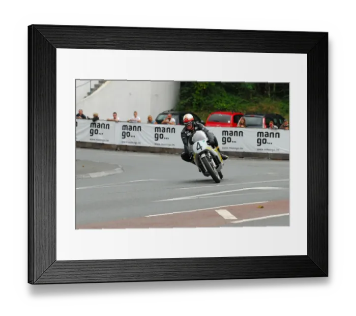 Framed Print : John McGuinness (Honda) 2013 Classic TT Parade Lap Framed Print : John McGuinness (Honda) 2013 Classic TT Parade Lap