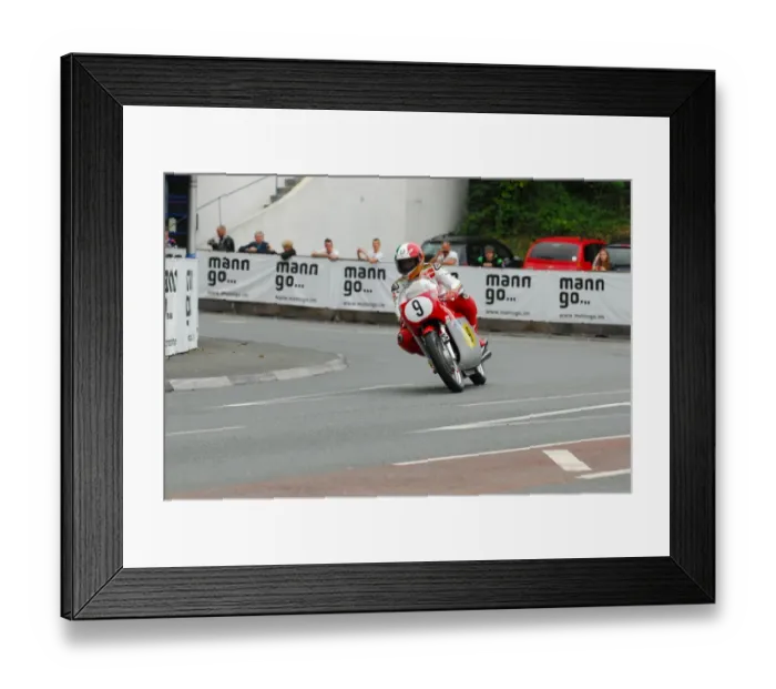 Framed Print : Giacomo Agostini (MV) 2013 Classic TT Parade Lap Framed Print : Giacomo Agostini (MV) 2013 Classic TT Parade Lap