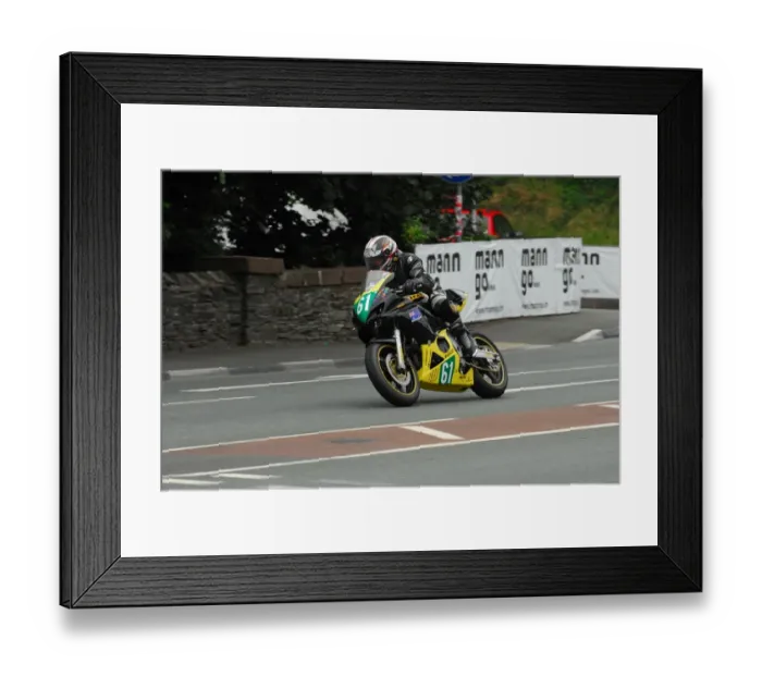 Framed Print : Dave Mason (Suzuki) 2013 Super Twin MGP
