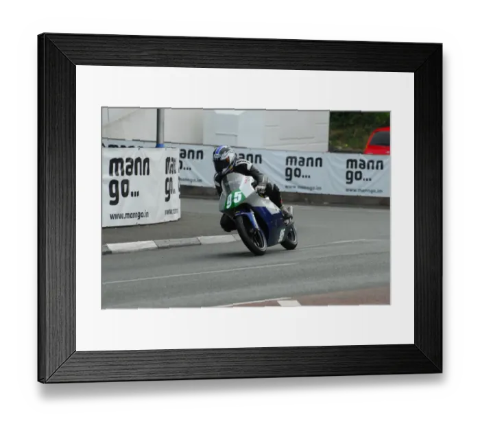 Framed Print : Steven Howard (Honda) 2013 Lightweight MGP