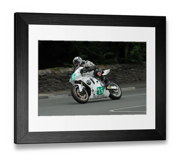 Framed Print : Les Miller (Suzuki) 2013 Super Twin MGP Framed Print : Les Miller (Suzuki) 2013 Super Twin MGP