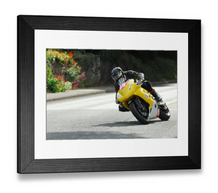 Framed Print : James Neesom (Kawasaki) 2013 Newcomers Manx Grand Prix Framed Print : James Neesom (Kawasaki) 2013 Newcomers Manx Grand Prix