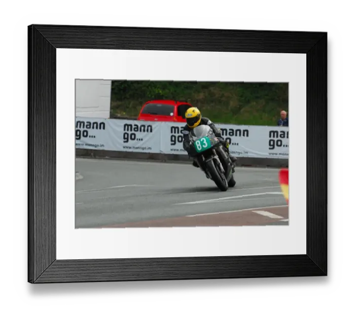 Framed Print : John Turner (Kawasaki) 2013 Lightweight MGP