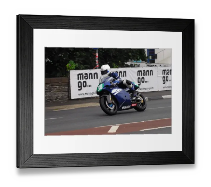 Framed Print : Neil Chadwick (Yamaha) 2013 Super Twin MGP Framed Print : Neil Chadwick (Yamaha) 2013 Super Twin MGP