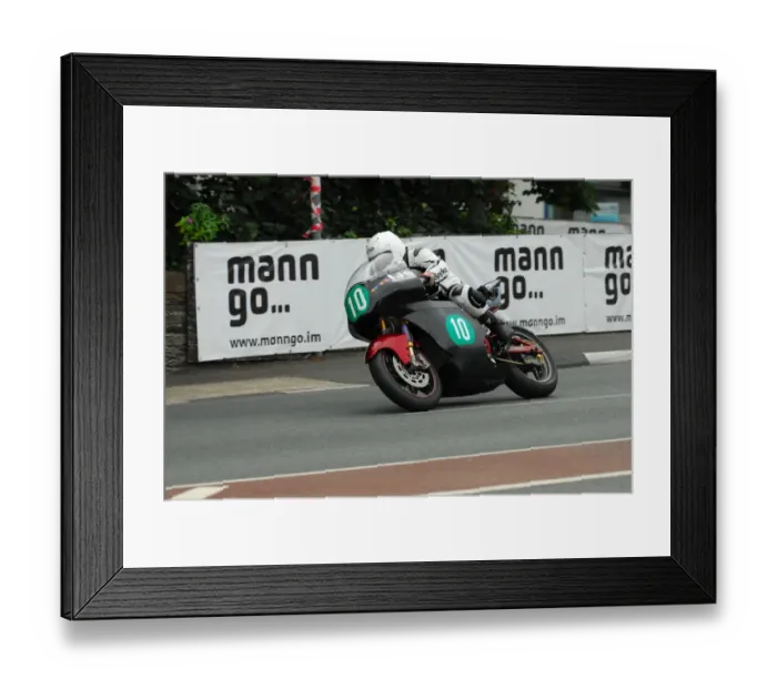 Framed Print : Stephen Harper (Kawasaki) 2013 Super Twin MGP