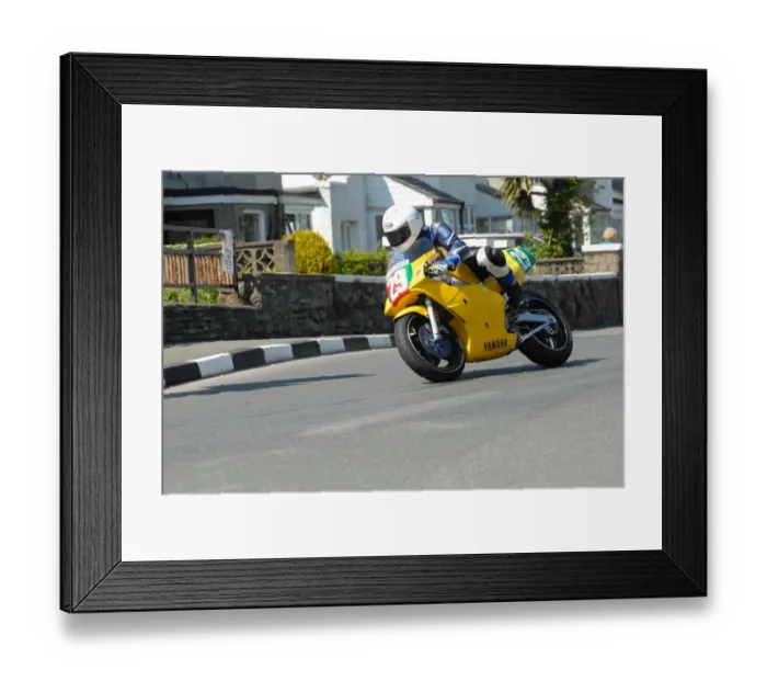 Framed Print : Neil Chadwick (Yamaha) 2012 Pre TT Classic Framed Print : Neil Chadwick (Yamaha) 2012 Pre TT Classic