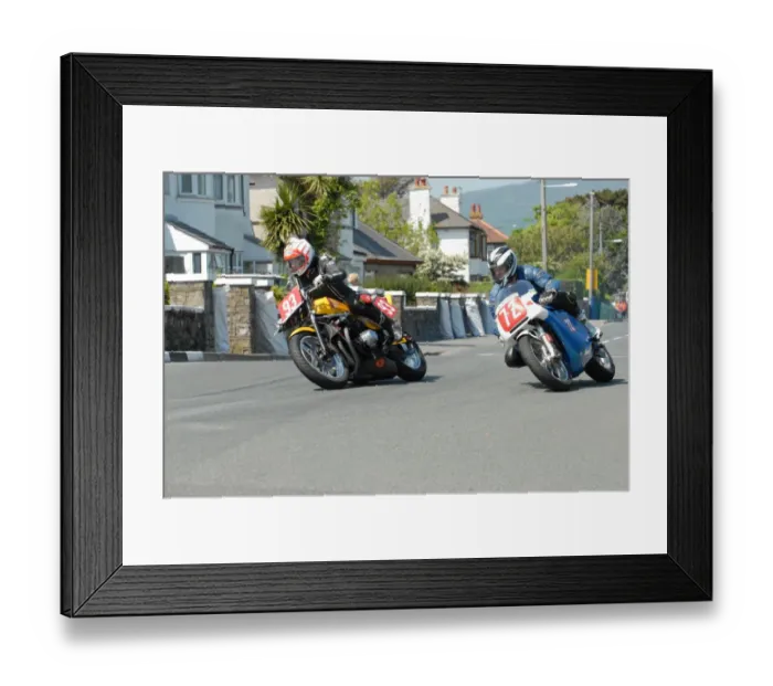 Framed Print : Anthony Redmond (Honda) and Tony Rainford (Triumph) 2012 Pre TT Classic Anthony Redmond Framed Print : Anthony Redmond (Honda) and Tony Rainford (Triumph) 2012 Pre TT Classic Anthony Redmond