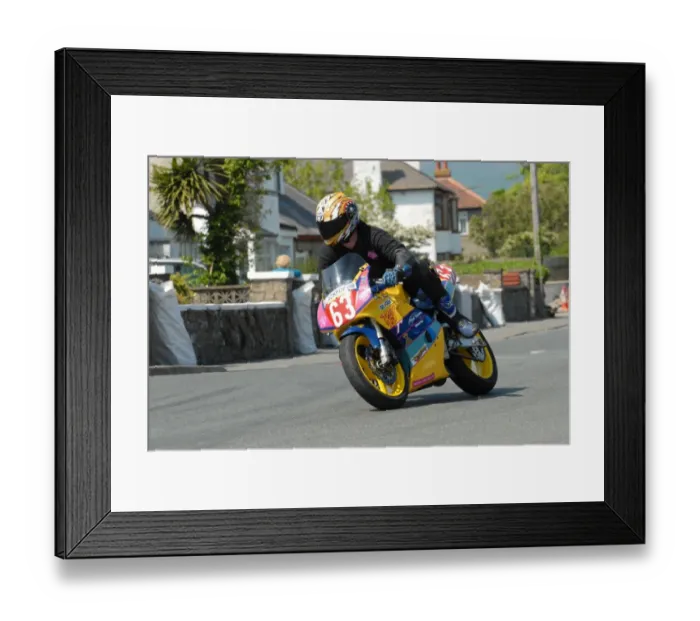 Framed Print : Mark Bamford (Suzuki) 2012 Pre TT Classic Framed Print : Mark Bamford (Suzuki) 2012 Pre TT Classic